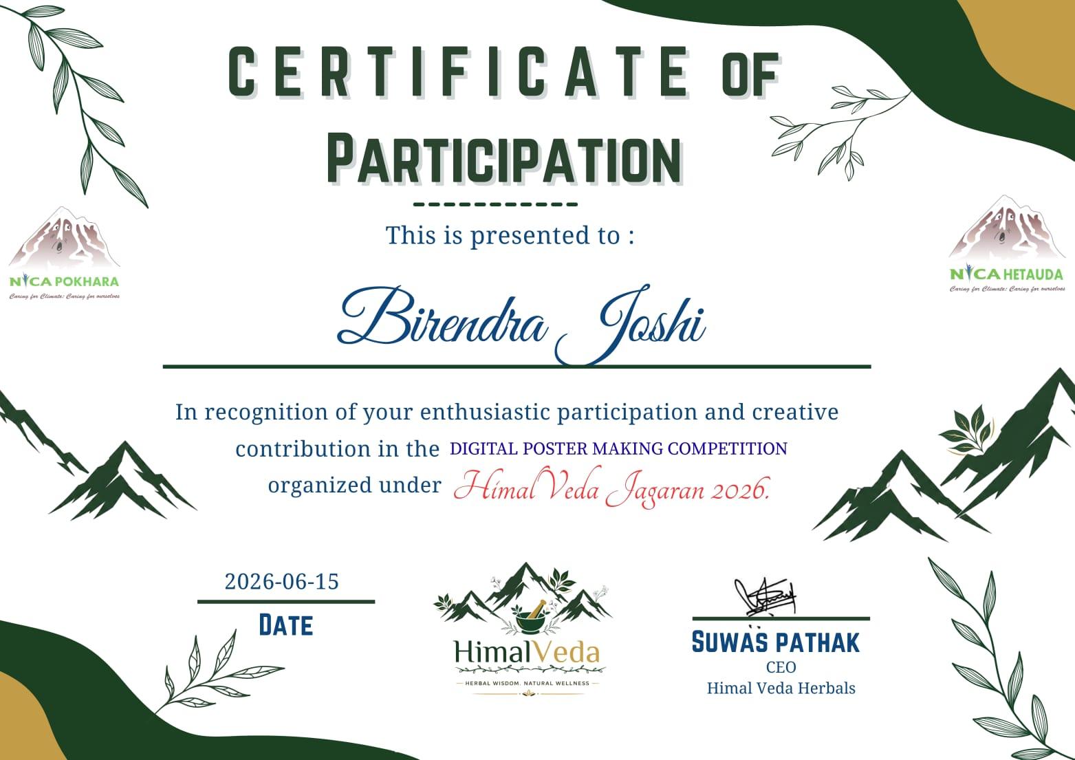 Certificate 3